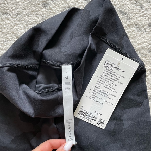 NWT Lululemon Wunder Under Tight  25” - Heritage Camo - Picture 6 of 6